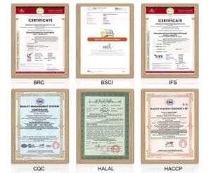 Certification